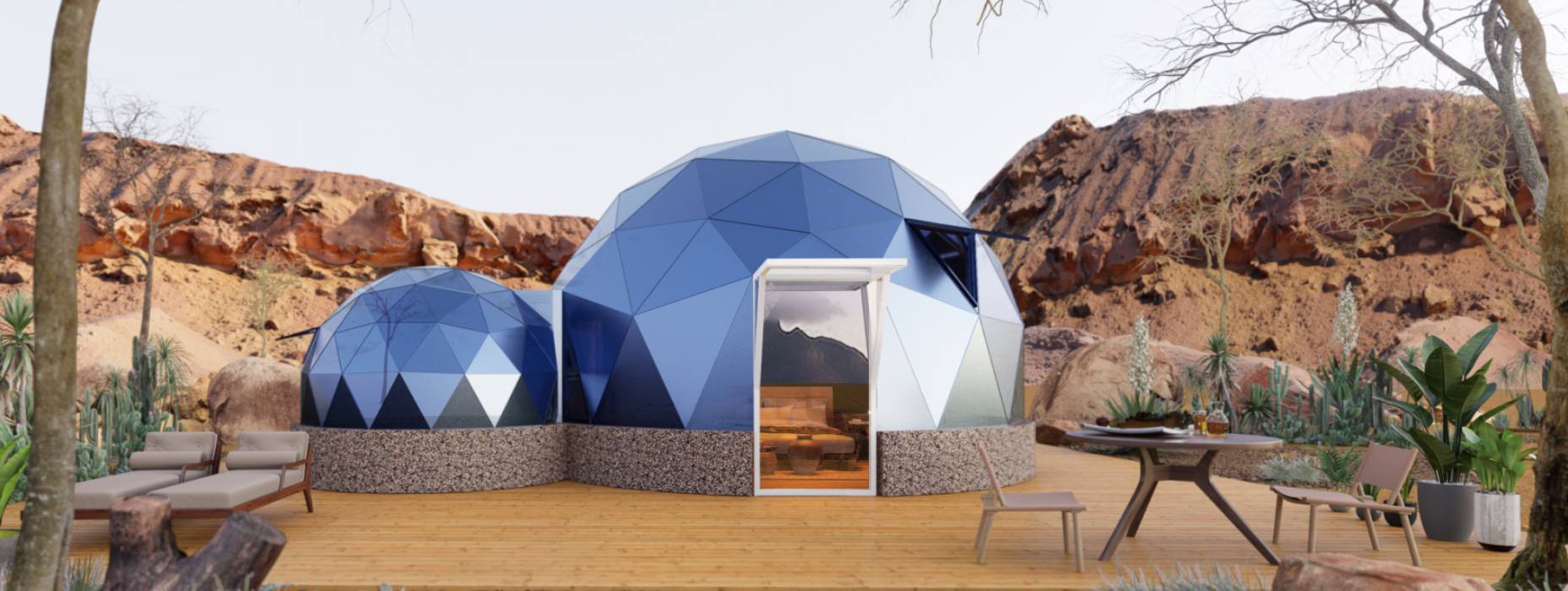 涿鹿县球形智能光伏玻璃星空房